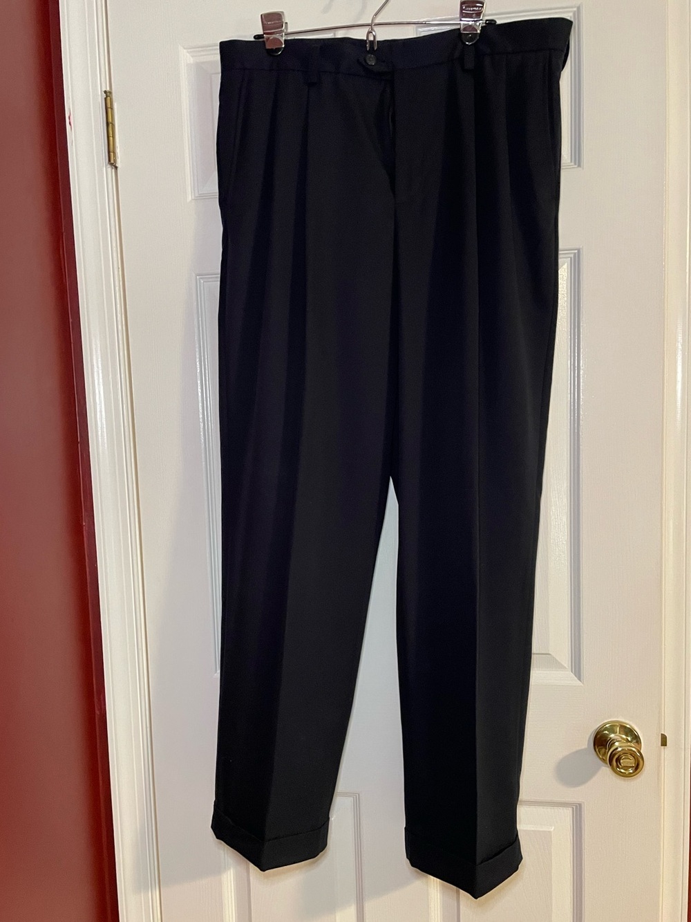Men's Pleated Izod Dress Trousers